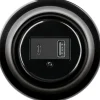 Hot Decento USB-A+C stikkontakt, sort Stikkontakter