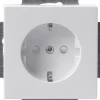 Clearance Impressivo schuko stikkontakt, hvid Stikkontakter