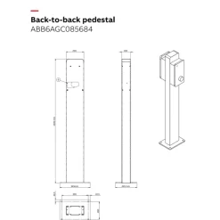 Hot TAC piedestal for ladeboks, Ladestandere- & -Bokse