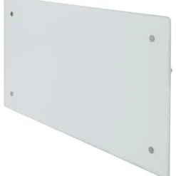 Outlet Clea H elradiator med termostat & wifi, 230V, 1200W, hvid glas, 15-19 m² Elradiatorer|Adax