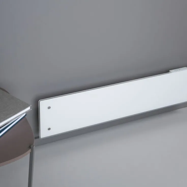 Clearance Clea L elradiator med termostat & wifi, 230V, 1000W, hvid glas, 12-16 m² Elradiatorer|Adax