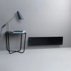 Clea L elradiator med termostat & wifi, 230V, 1000W, sort glas, 12-16 m² Elradiatorer|Adax