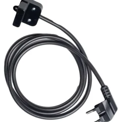 Outlet ledning 1,9 meter, sort Elradiatorer|Adax