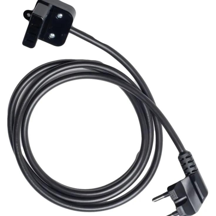 Outlet ledning 1,9 meter, sort Elradiatorer|Adax