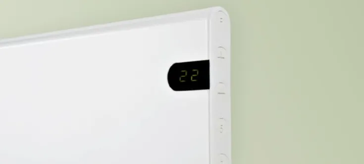 New Neo Basic NP elradiator med termostat, 230V, 400W, 4-8 m² Elradiatorer|Adax