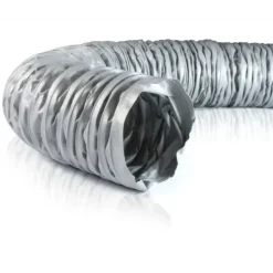 Hot flex slange, Ø100 mm, 6 meter, grå PVC Flexslanger