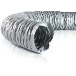 Hot flex slange, Ø100 mm, 6 meter, grå PVC Flexslanger