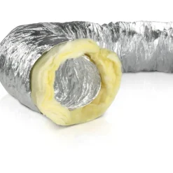 Best varmeisoleret alufolie flexslange, Ø100 mm, 10 meter Flexslanger