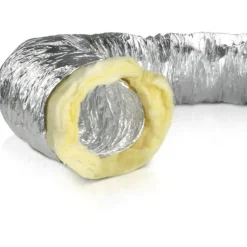Best varmeisoleret alufolie flexslange, Ø100 mm, 10 meter Flexslanger