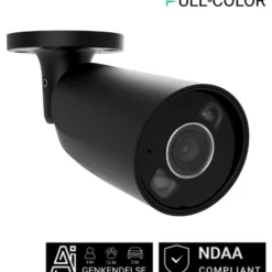 Outlet Bullet overvågningskamera, 8MP, 4 mm, sort Alarmsystemer & Tyverisikring