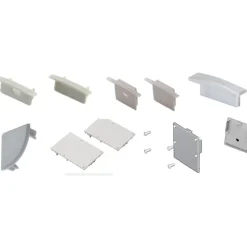 Discount All Light endestykker til aluprofil 6, 5-pak Led Skinner