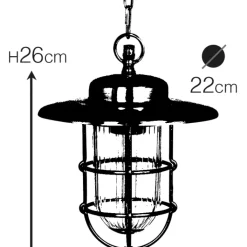 Hot 753K udendørs pendel Udendørs Loftlamper