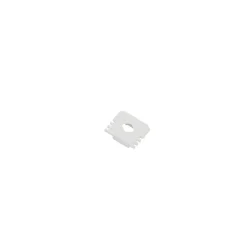 Outlet endestykke, med hul, 13x15,9 mm, hvid Led Skinner