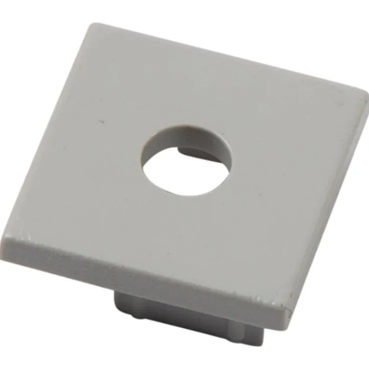 Discount endestykke, med hul, 23,1x53 mm, Led Skinner