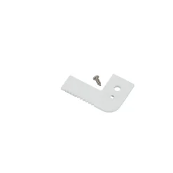 Clearance endestykke, trappekant, med hul, 26,3x68 mm, Led Skinner