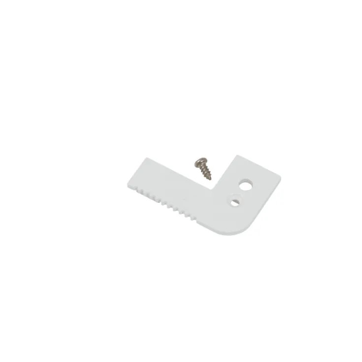 Clearance endestykke, trappekant, med hul, 26,3x68 mm, Led Skinner
