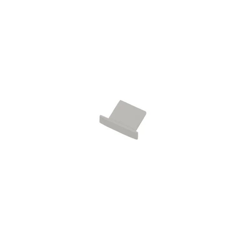 Discount endestykke, uden hul, 15x20 mm, Led Skinner