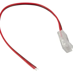 Hot Single CCT tilslutningsstykke til LED strip, med kabel, 12 mm Led Strips