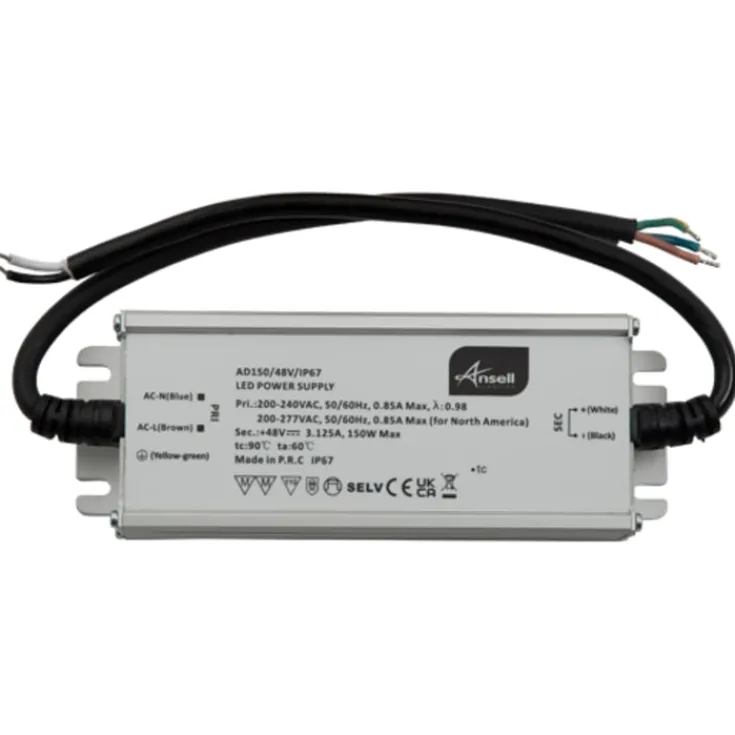 Discount udendørs LED driver, 48V, 150W Transformere & Drivere