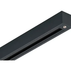 Best Designline 1F strømskinne, 1 meter, sort Antidark