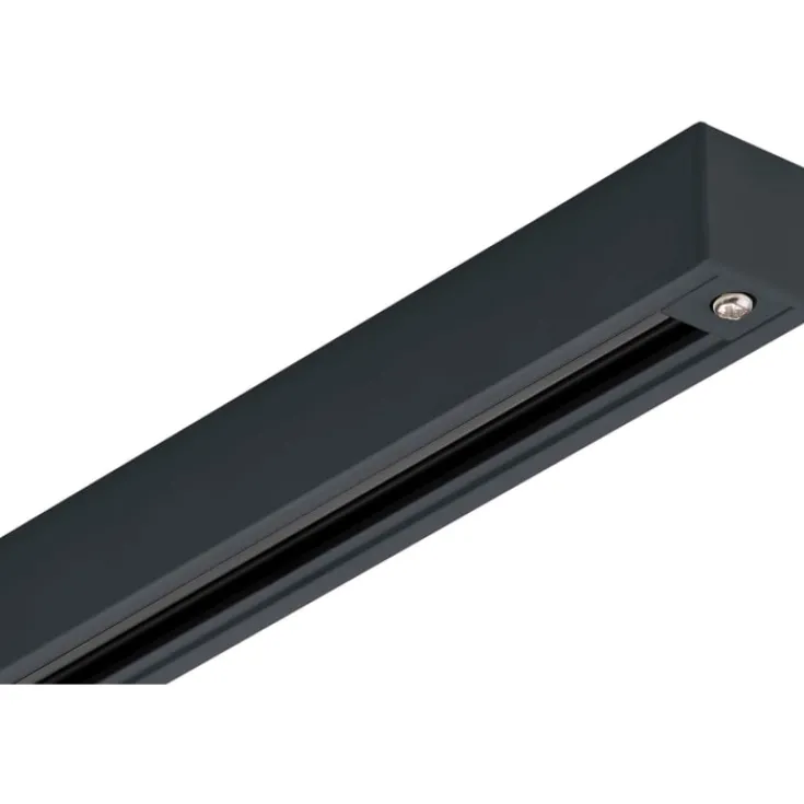 Outlet Designline 1F strømskinne, 1,9 meter, sort Strømskinner|Antidark