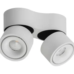Discount Easy Mini Double spotlampe, sideudgang, hvid Antidark