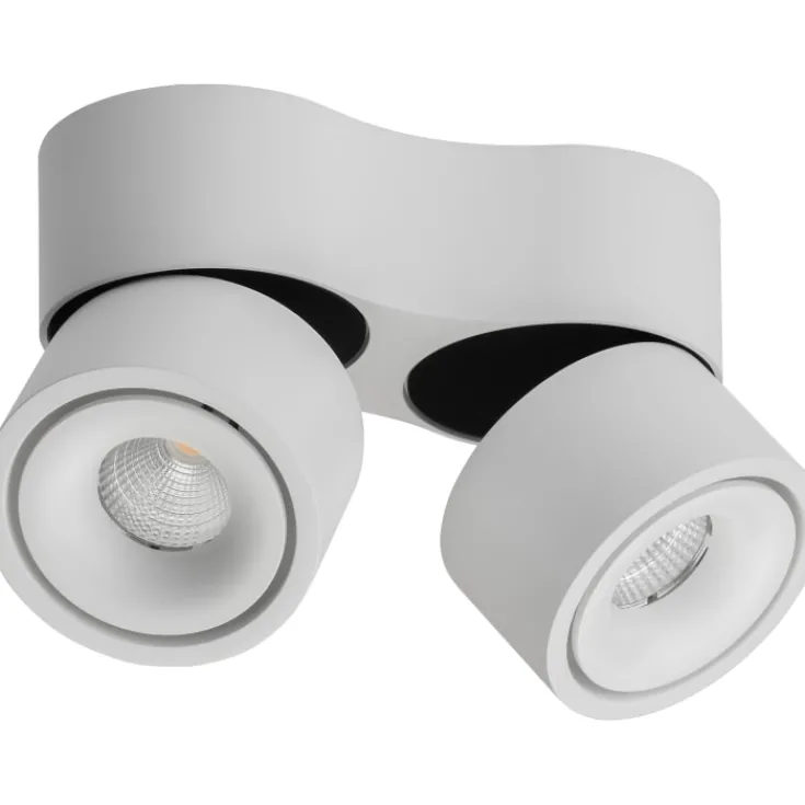 Discount Easy Mini Double spotlampe, sideudgang, hvid Antidark