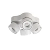 New Easy Quattro spotlampe, sideudgang, hvid Antidark