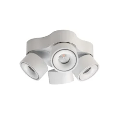 New Easy Quattro spotlampe, sideudgang, hvid Antidark