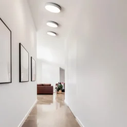 Online Luna C450 plafond, Ø45 cm, 3000K, hvid Antidark
