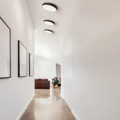 Clearance Luna C450 plafond, Ø45 cm, 2700K, sort Antidark|Loftlamper