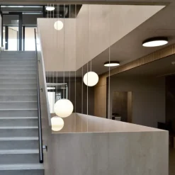 Hot Luna C450 plafond, Ø45 cm, 3000K, sort Antidark|Loftlamper