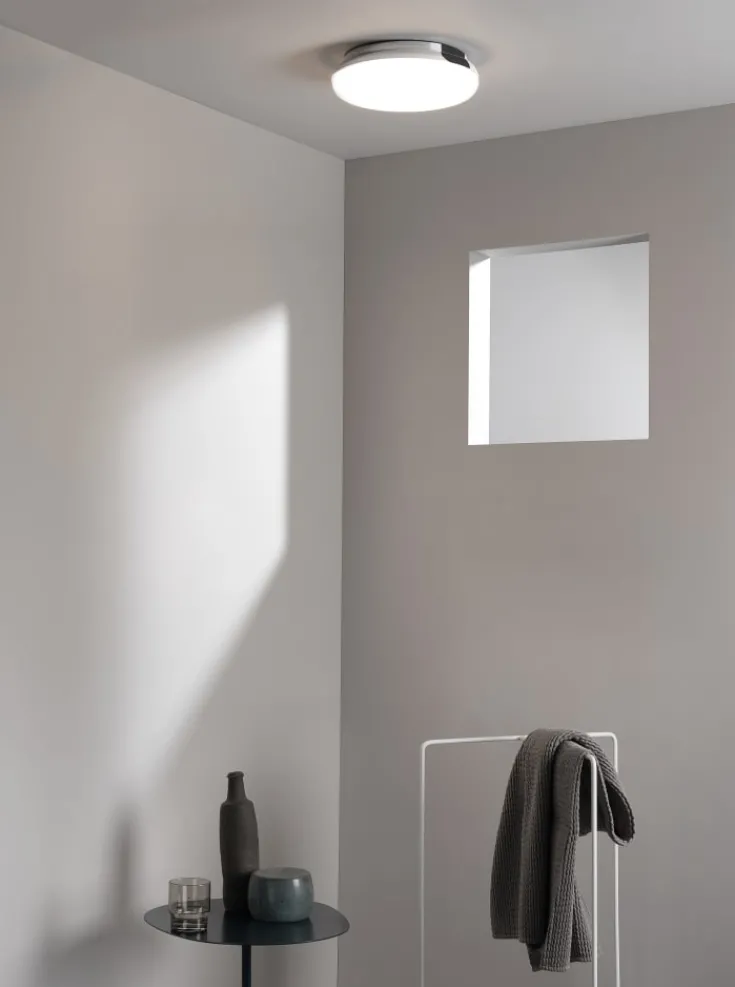 Sale Astro Altea plafond, krom/hvid Loftlamper