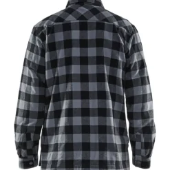 Hot 3225 foret skovmandsskjorte, grå/sort, str. 4XL Trøjer, Hoodies Og Sweatshirts