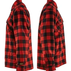 Sale 3225 foret skovmandsskjorte, rød/sort, str. L Trøjer, Hoodies Og Sweatshirts