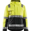 Discount Hi-Vis vinterjakke, hi-vis gul/sort, str. 6XL Jakker & Veste