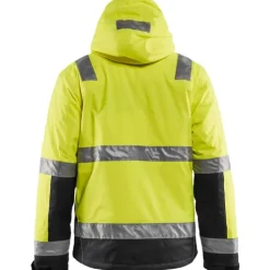 Discount Hi-Vis vinterjakke, hi-vis gul/sort, str. 6XL Jakker & Veste