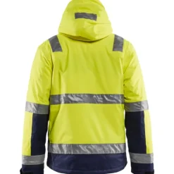 Discount Hi-Vis vinterjakke, hi-vis gul/sort, str. 6XL Jakker & Veste