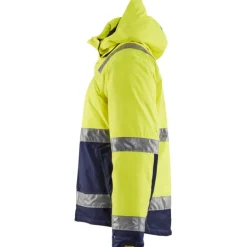 Discount Hi-Vis vinterjakke, hi-vis gul/sort, str. 6XL Jakker & Veste