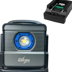 Outlet Plus-line arbejdslampe, 40W, sort Projektører