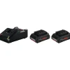 Bosch startsæt procore oplader + 2x batteri 18V 2X4,0AH Batterier & Opladere
