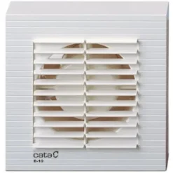 Outlet B10 badventilator, timer, Ø100 mm, hvid Badeværelsesventilatorer