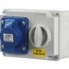 Outlet CEE vægudtag 2P+0 16A Gn Belysning|Industrimateriel