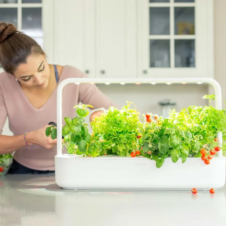 Clearance Smart Garden Pro startsæt, hvid Indendørs Køkkenhaver|Click & Grow