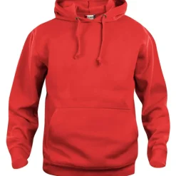 Baic hoodie, rød, tr. Trøjer, Hoodies Og Sweatshirts