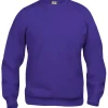 Outlet Basic Roundneck sweatshirt, lilla, str. 2XL Trøjer, Hoodies Og Sweatshirts