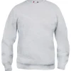 Best Basic Roundneck sweatshirt, lysegrå, str. 2XL Trøjer, Hoodies Og Sweatshirts