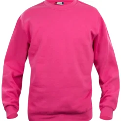 Clearance Basic Roundneck sweatshirt, pink, str. 2XL Trøjer, Hoodies Og Sweatshirts