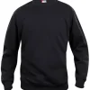 Discount Basic Roundneck sweatshirt, sort, str. 4XL Trøjer, Hoodies Og Sweatshirts