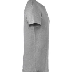 Outlet Basic t-shirt, gråmeleret, str. T-Shirts & Poloshirts